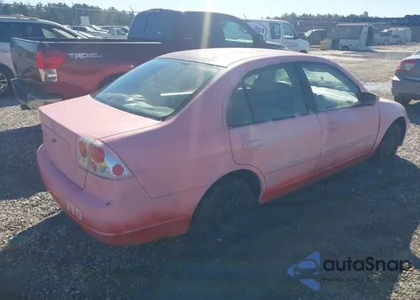 2002 Honda Civic Lx from USA, damaged, VIN 2HGES16582H500061